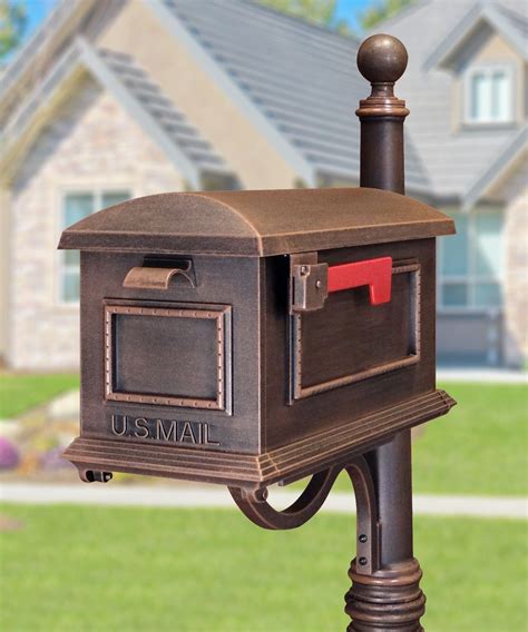 post mounted mailboxes